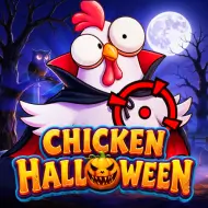 Chicken Halloween game tile