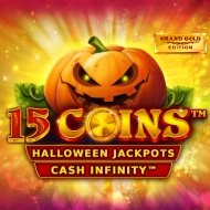 15 Coins Grand Gold Edition Halloween Jackpots game tile